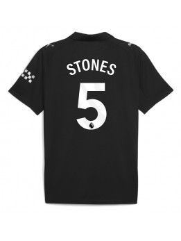 Moški Nogometna dresi replika Manchester City John Stones #5 Gostujoči 2025-26 Kratek rokav